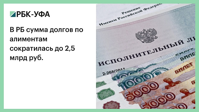 В РБ сумма долгов по алиментам сократилась до 2,5 млрд руб.