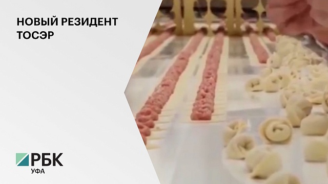 Более ₽6 млн направит инвестор на производство полуфабрикатов и готовых блюд на ТОСЭР "Белебей"