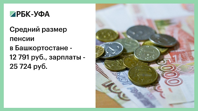 Средний размер пенсии в Башкортостане - 12 791 руб., зарплаты - 25 724 руб.