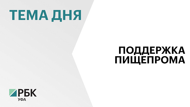 ₽100 млн направят на поддержку пищевой промышленности в 2025 г. в Башкортостане