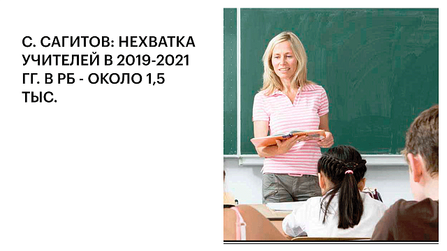 С. САГИТОВ: НЕХВАТКА УЧИТЕЛЕЙ В 2019-2021 ГГ. В РБ - ОКОЛО 1,5 ТЫС.