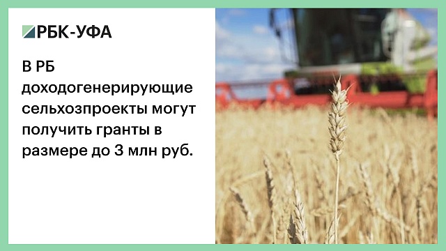 В РБ доходогенерирующие сельхозпроекты могут получить гранты в размере до 3 млн руб.