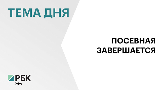 9 районов Башкортостана завершили посевные работы