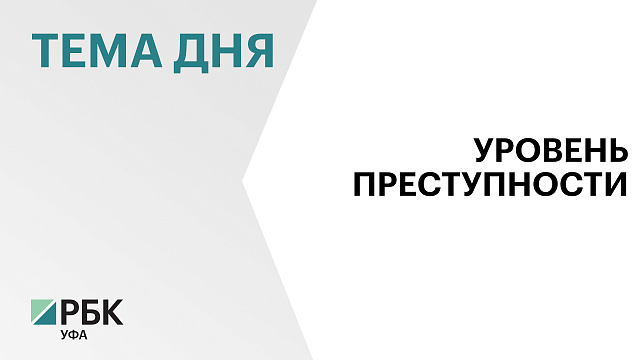 В Башкортостане на 22% снизилось число преступлений