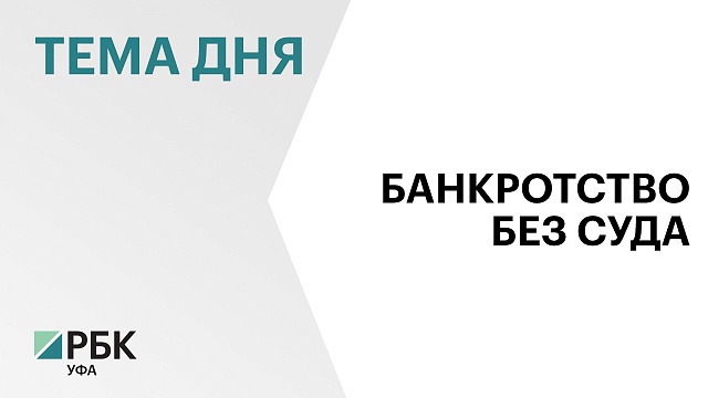 Число банкротств без суда в Башкортостане выросло в 4,9 раза