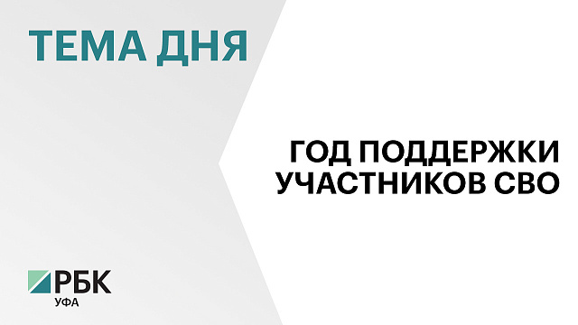 На План мероприятий Года поддержки участников СВО и их семей в РБ дополнительно требуется ₽324 млн