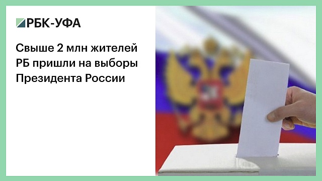 Свыше 2 млн жителей РБ пришли на выборы Президента России