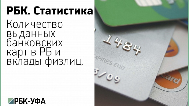 Количество выданных банковских карт в РБ и вклады физлиц 