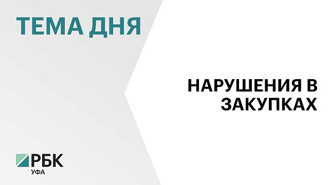 2,7 тыс. нарушений выявила Прокуратура Башкортостана в сфере госзакупок с начала 2024 г.