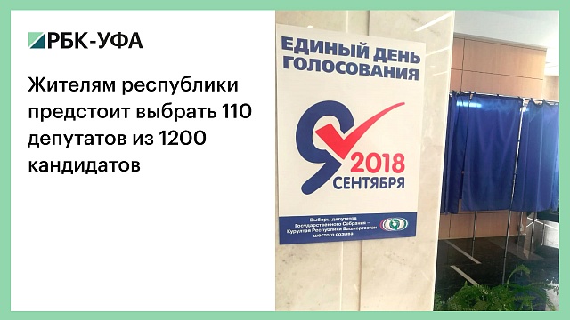 Жителям республики предстоит выбрать 110 депутатов из 1200 кандидатов
