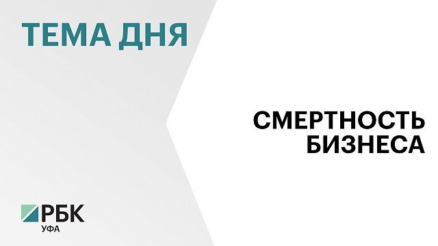 В Башкортостане в 2023 г. количество ликвидированных предприятий на 635 превысило число открывшихся