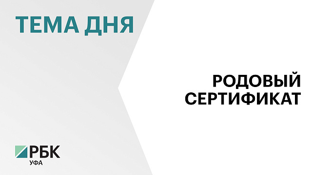 Медорганизации Башкортостана в 2025 г. получили родовые сертификаты на ₽236,8 млн