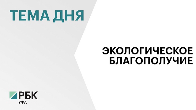 Башкортостан намерен принять участие в пяти экологических федеральных проектах