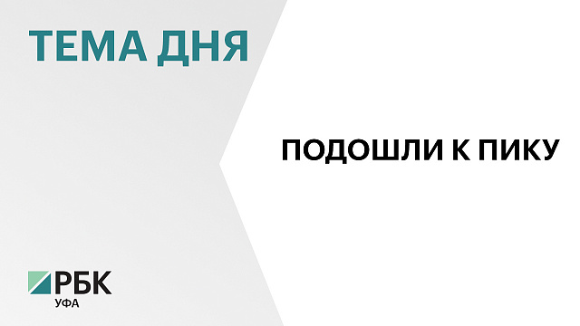 Река Уфа около Шакши за сутки поднялась на 34 см, река Белая - на 3 см