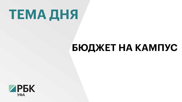 В федеральном бюджете заложили ₽8,16 млрд на создание межвузовского студенческого кампуса в Уфе