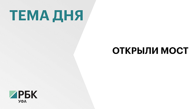 В Балтачевском районе Башкортостана открыли мост через реку Быстрый Танып 